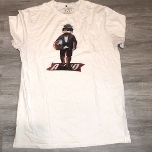 Men Akoo Tshirt White Size 2XL Big & Tall Graphic Print Logo
